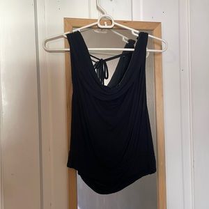 Free People black cowl neck tank